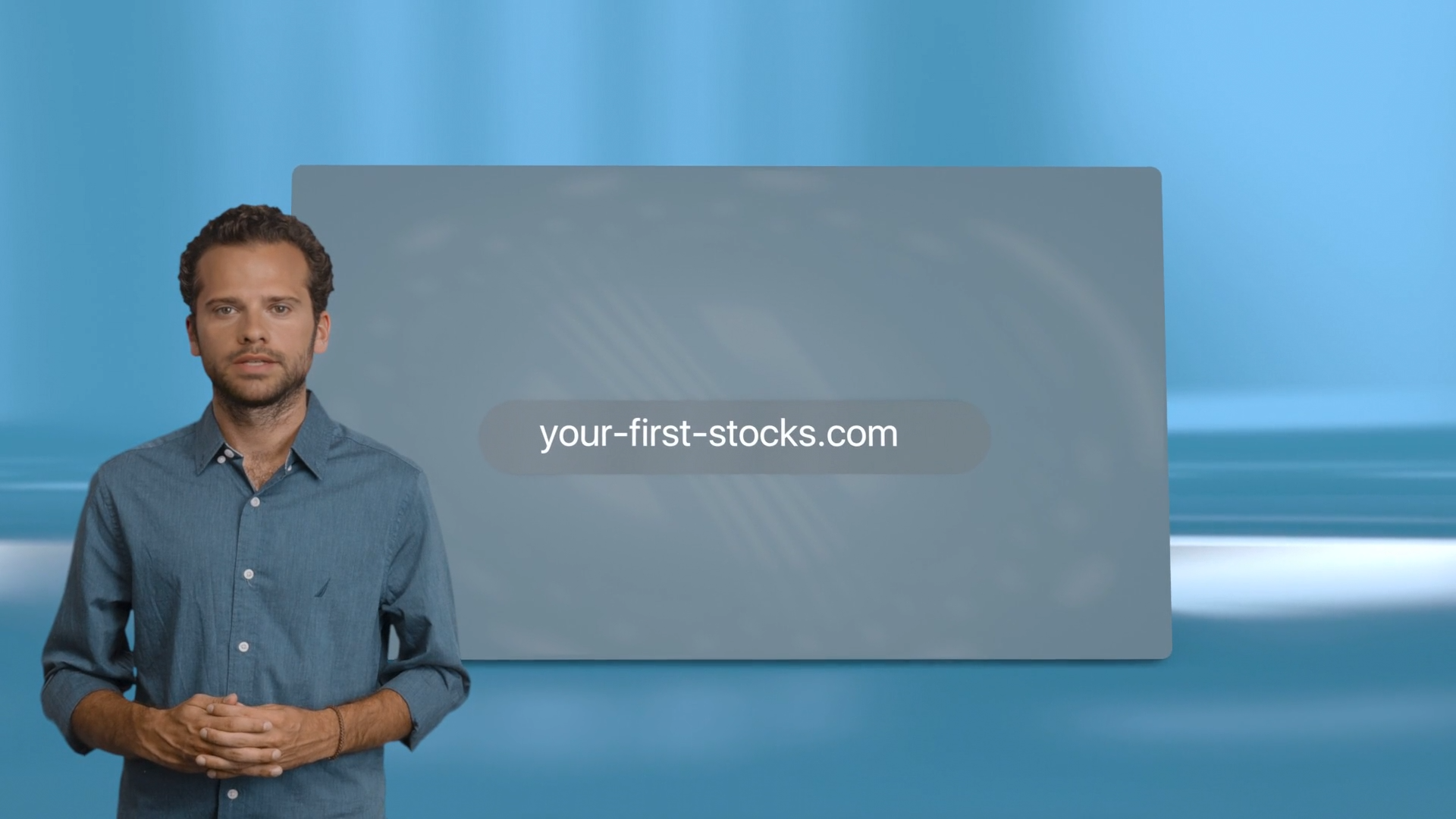 Stocks website mockup
